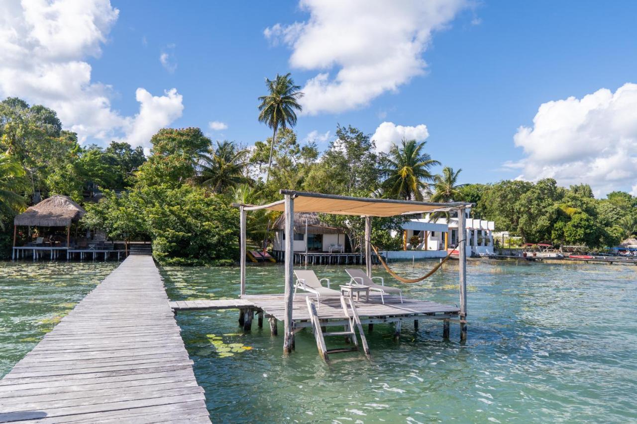 Lagoon Front Hut: Daily Cleaning, Bikes & Kayaks! Bacalar Zewnętrze zdjęcie