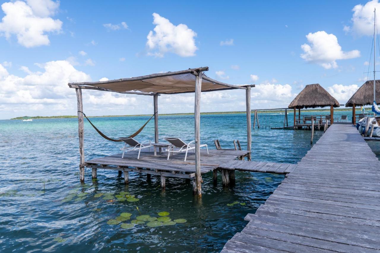 Lagoon Front Hut: Daily Cleaning, Bikes & Kayaks! Bacalar Zewnętrze zdjęcie