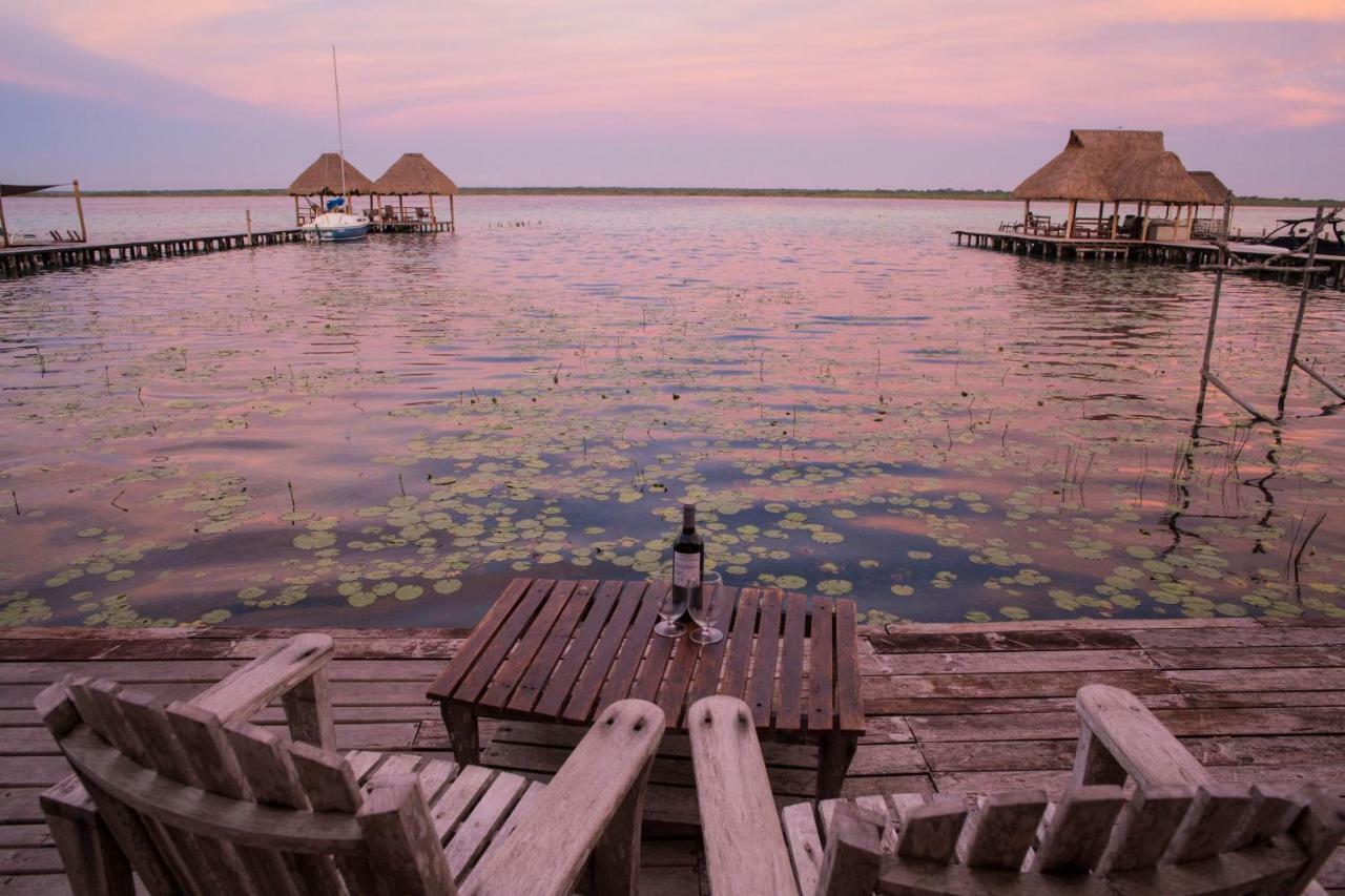 Lagoon Front Hut: Daily Cleaning, Bikes & Kayaks! Bacalar Zewnętrze zdjęcie