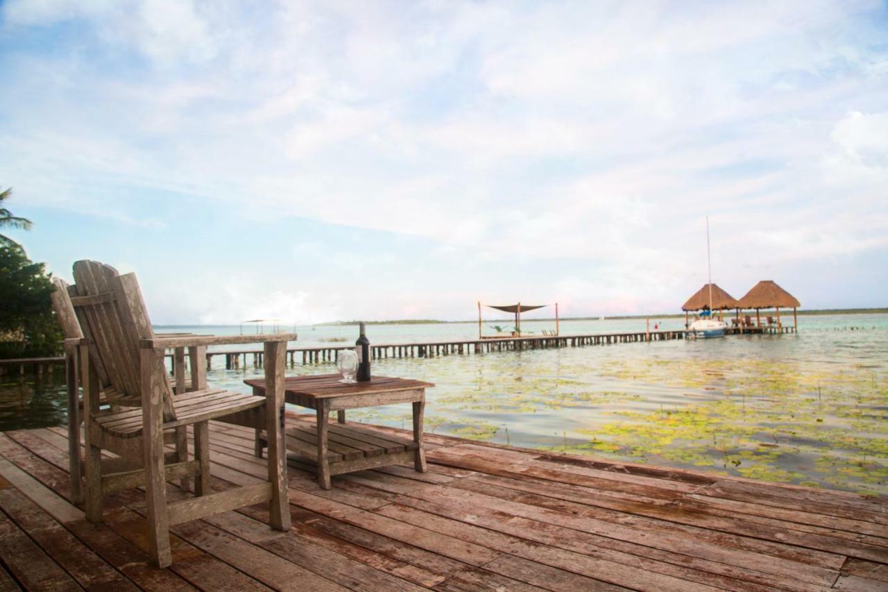 Lagoon Front Hut: Daily Cleaning, Bikes & Kayaks! Bacalar Zewnętrze zdjęcie